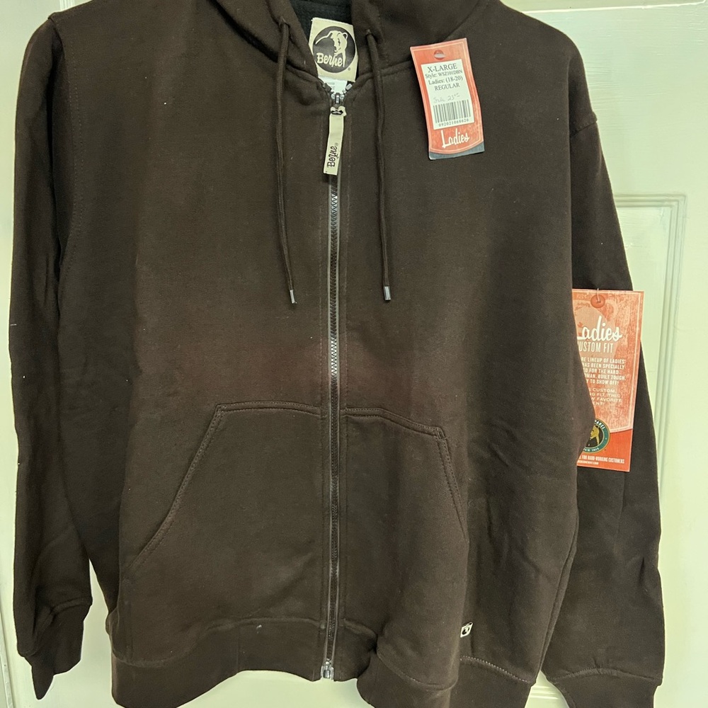 Ladies Berne Thermal lined full zip hoodie